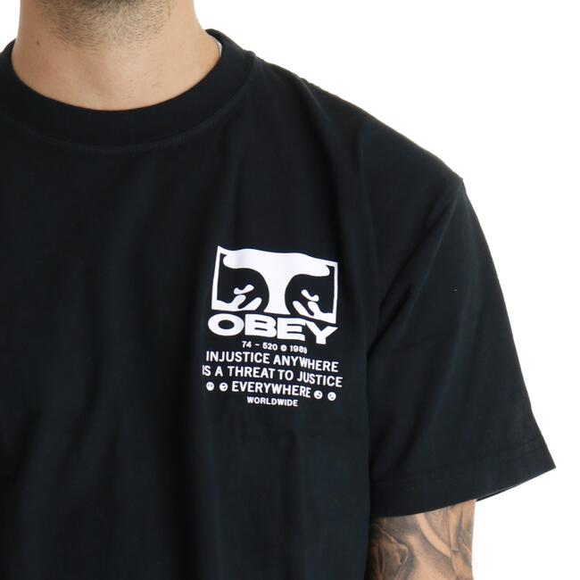 T-SHIRT JUSTICE OBEY - Mad Fashion | img vers.650x/